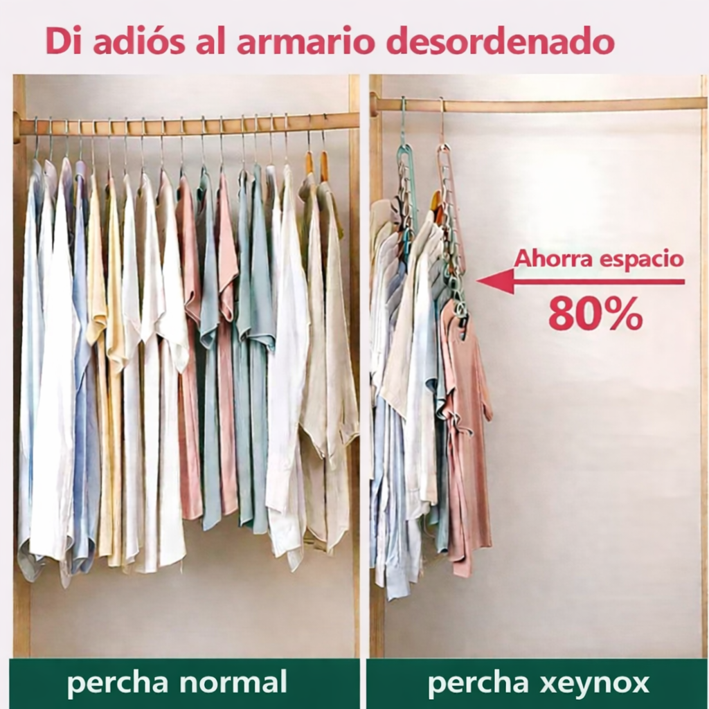 Perchas Inteligentes +80% de nuevo espacio