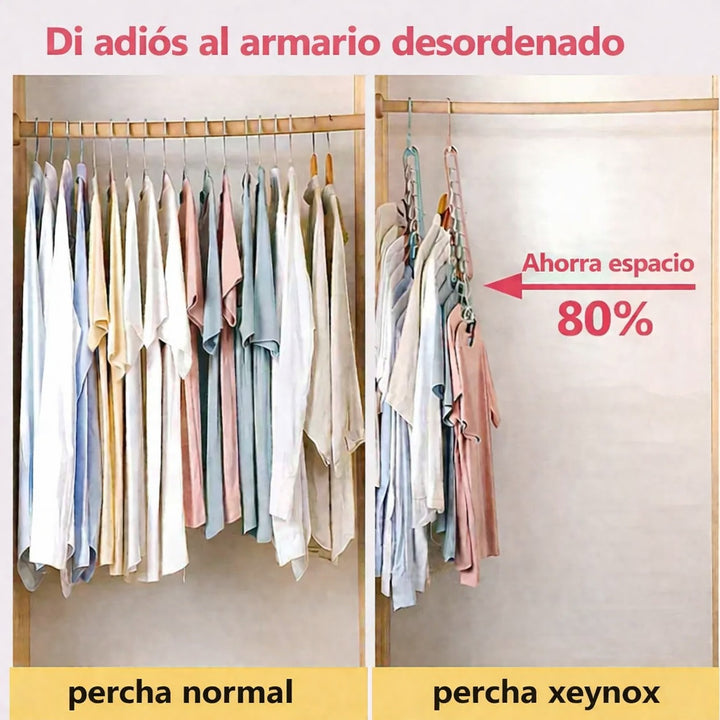 9 prendas en 1 sola percha