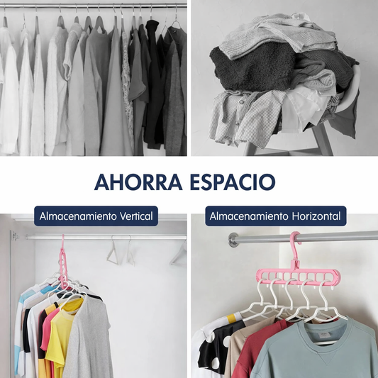 Perchas Inteligentes +80% nuevo espacio 12 unidades